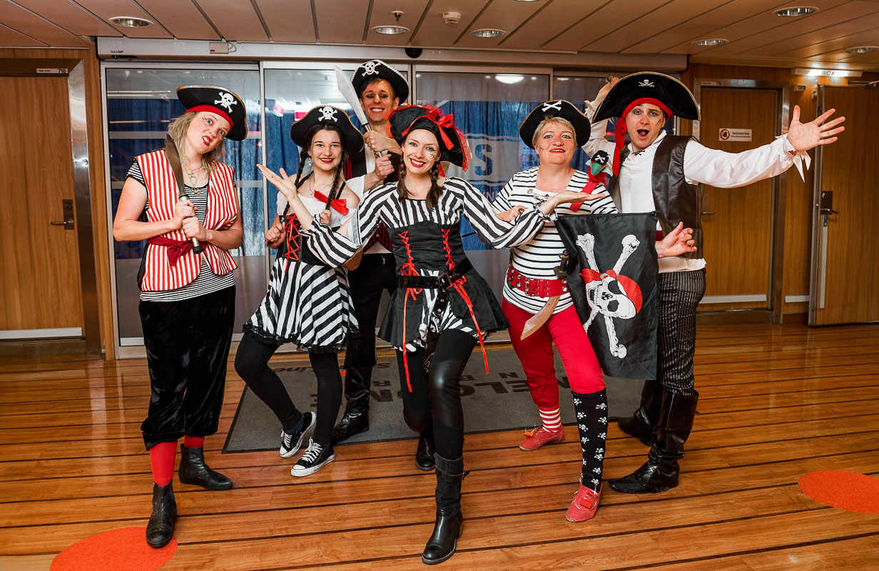 Animatorzy Mosaic Eventa na promie Stena Line